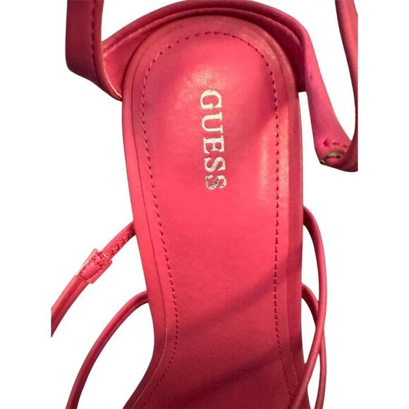 GUESS Women's Zabyie Pink Strappy Heeled Sandals Size 9 Party/Cocktail - Picture 11 of 16